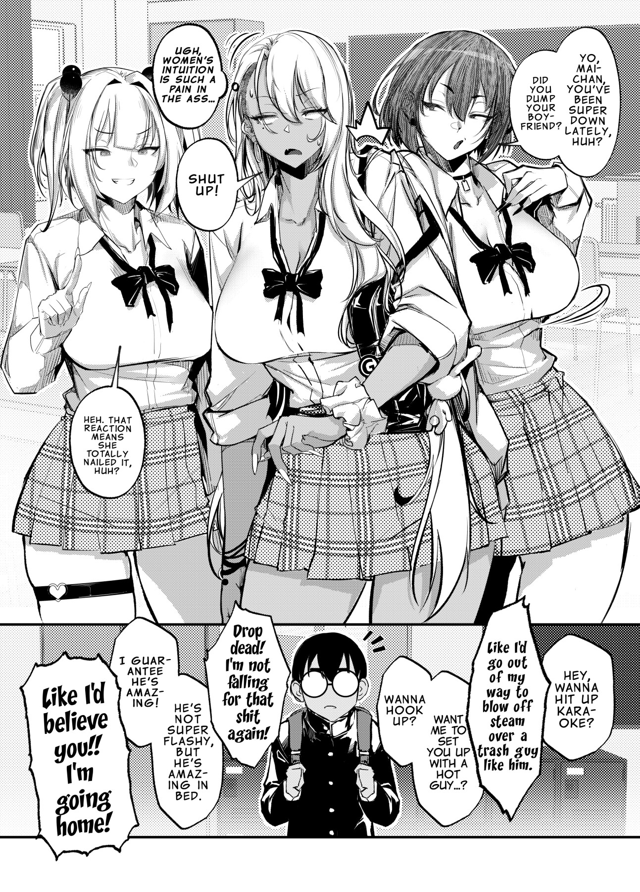 Hentai Manga Comic-Putting a Cheeky Gyaru in Her Place 3.0-Read-8